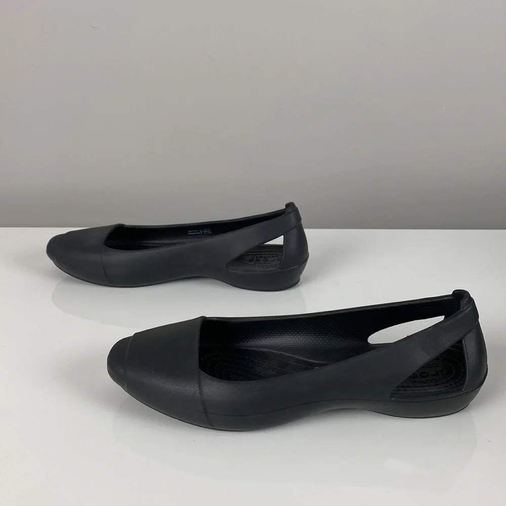 Crocs Sienna Ballet Flats Shoes Size 6 - Picture 3 of 15